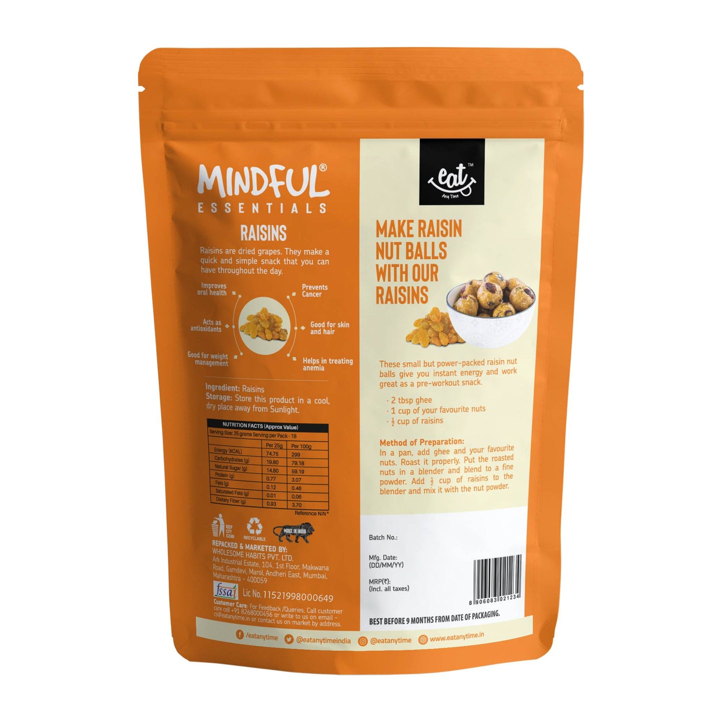 Dryfruits Combo (Pista - 200g, Almonds - 200g, Cashews - 200g, Golden Raisins - 200g)
